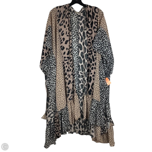 Kimono By Umgee In Animal Print, Size: M