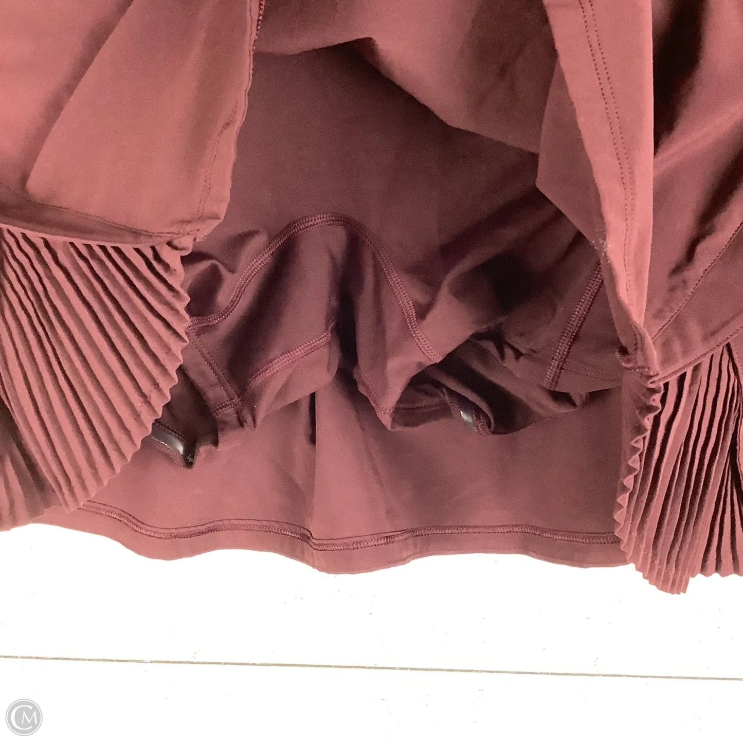 Athletic Skort By Lululemon In Maroon, Size: 6