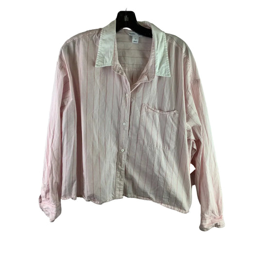 Top Long Sleeve By Old Navy In Striped Pattern, Size: 2x