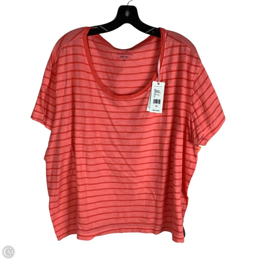 Top Short Sleeve Basic By Vineyard Vines In Striped Pattern, Size: 2x