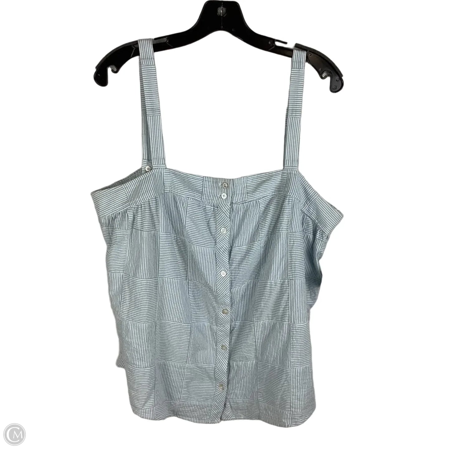 Top Sleeveless By Vineyard Vines In Blue, Size: L