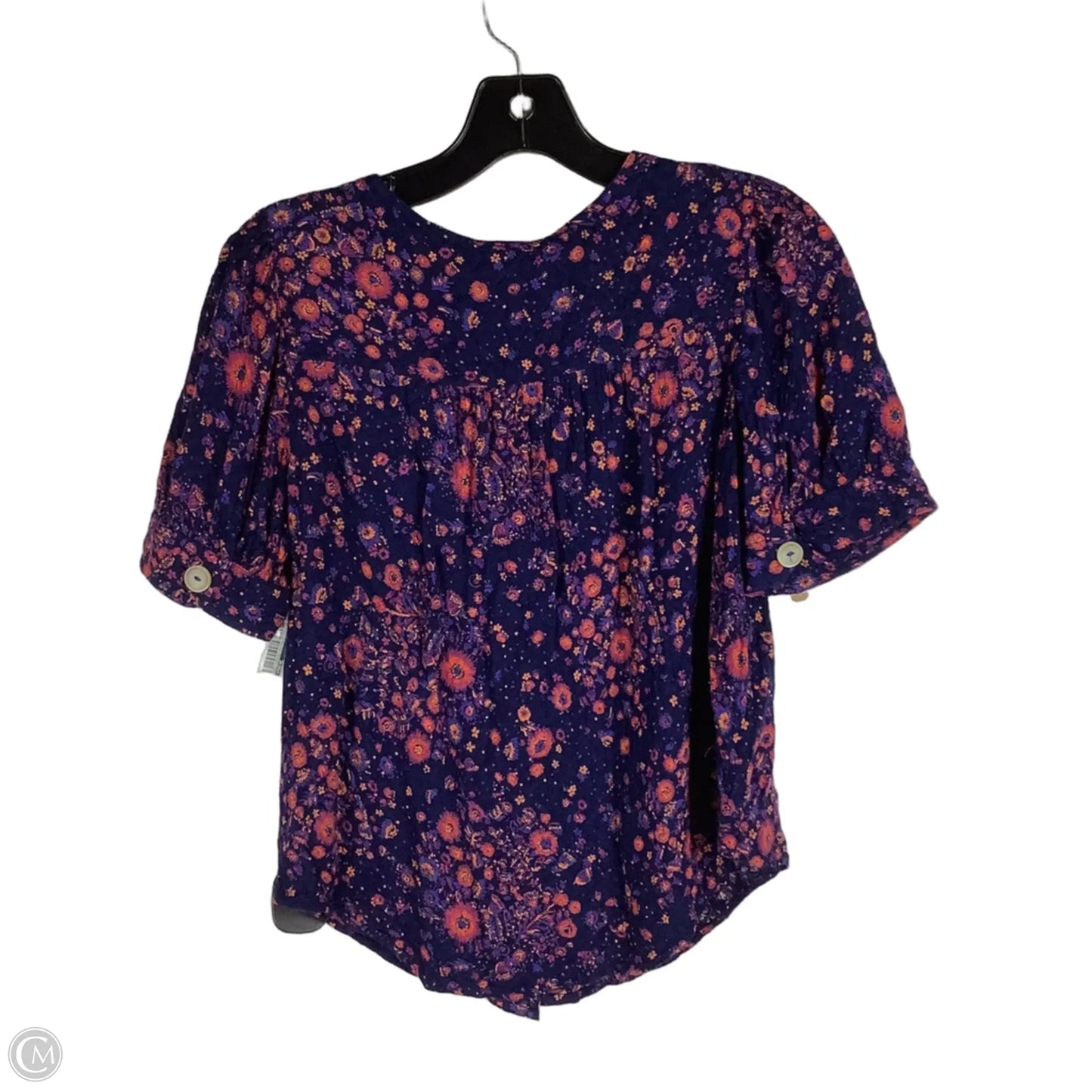 Top Short Sleeve By Maeve In Floral Print, Size: 4p