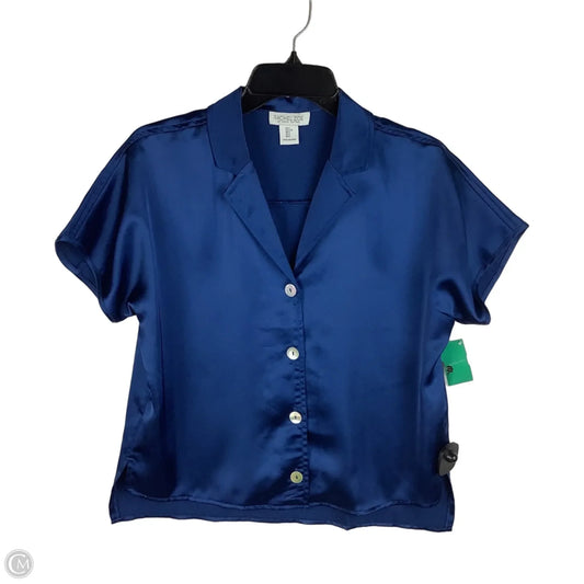 Top Short Sleeve By Rachel Zoe In Blue, Size: L