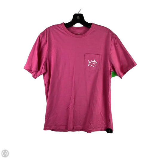 Top Short Sleeve Basic By Southern Tide In Pink, Size: M