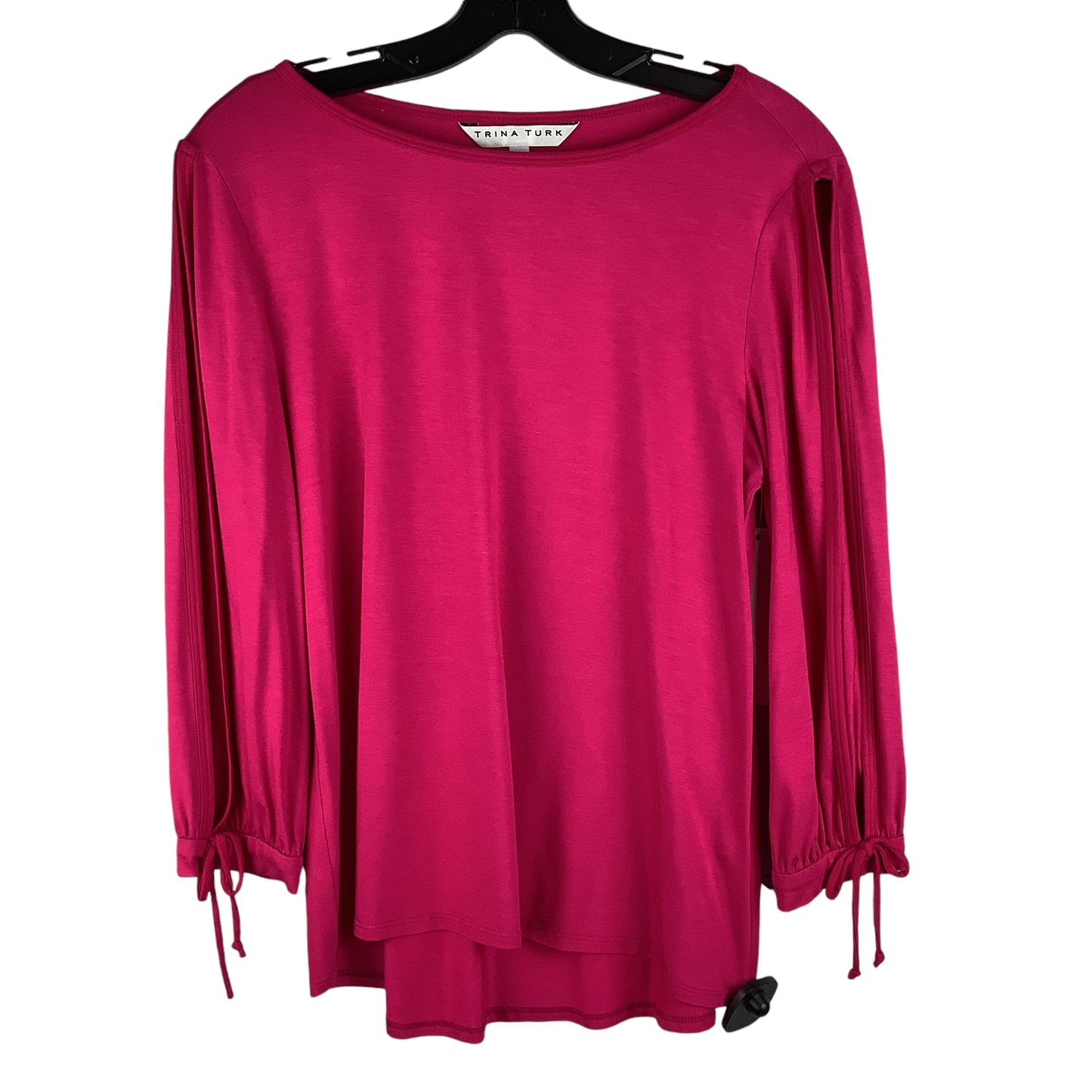 Top Long Sleeve Designer By Trina Turk In Pink, Size: S