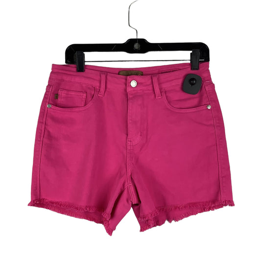 Pink Denim Shorts Judy Blue, Size L