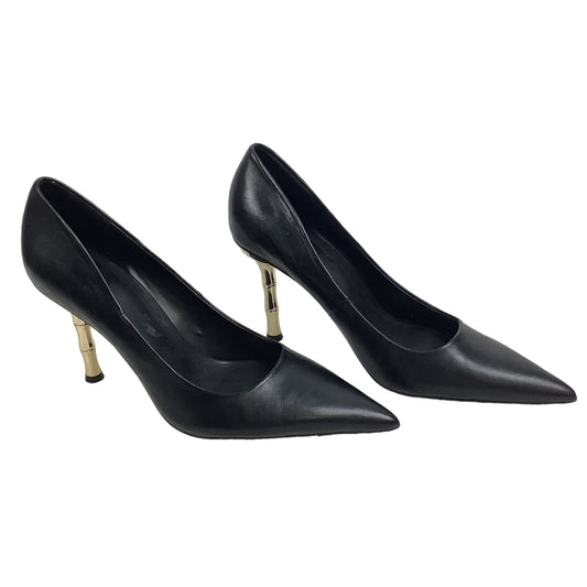 Black Shoes Heels Stiletto Zara, Size 7.5