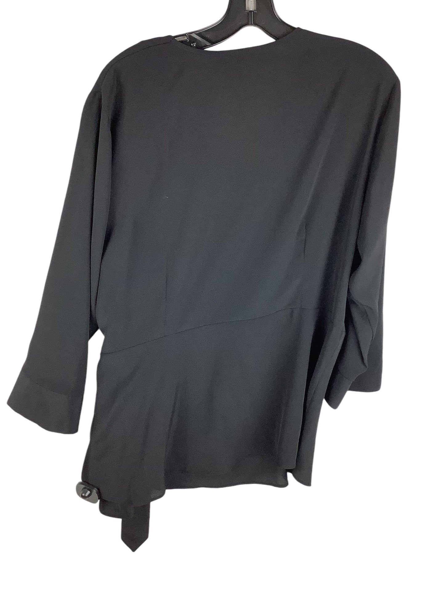 Top Long Sleeve By Top Shop In Black, Size: Xl