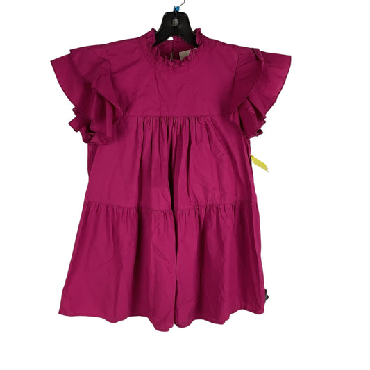 Top Short Sleeve By Maeve In Pink, Size: Xs