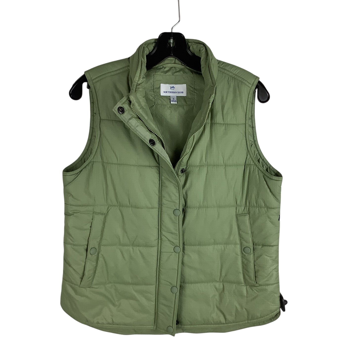 Vest Puffer & Quilted By Southern Tide In Green, Size: S