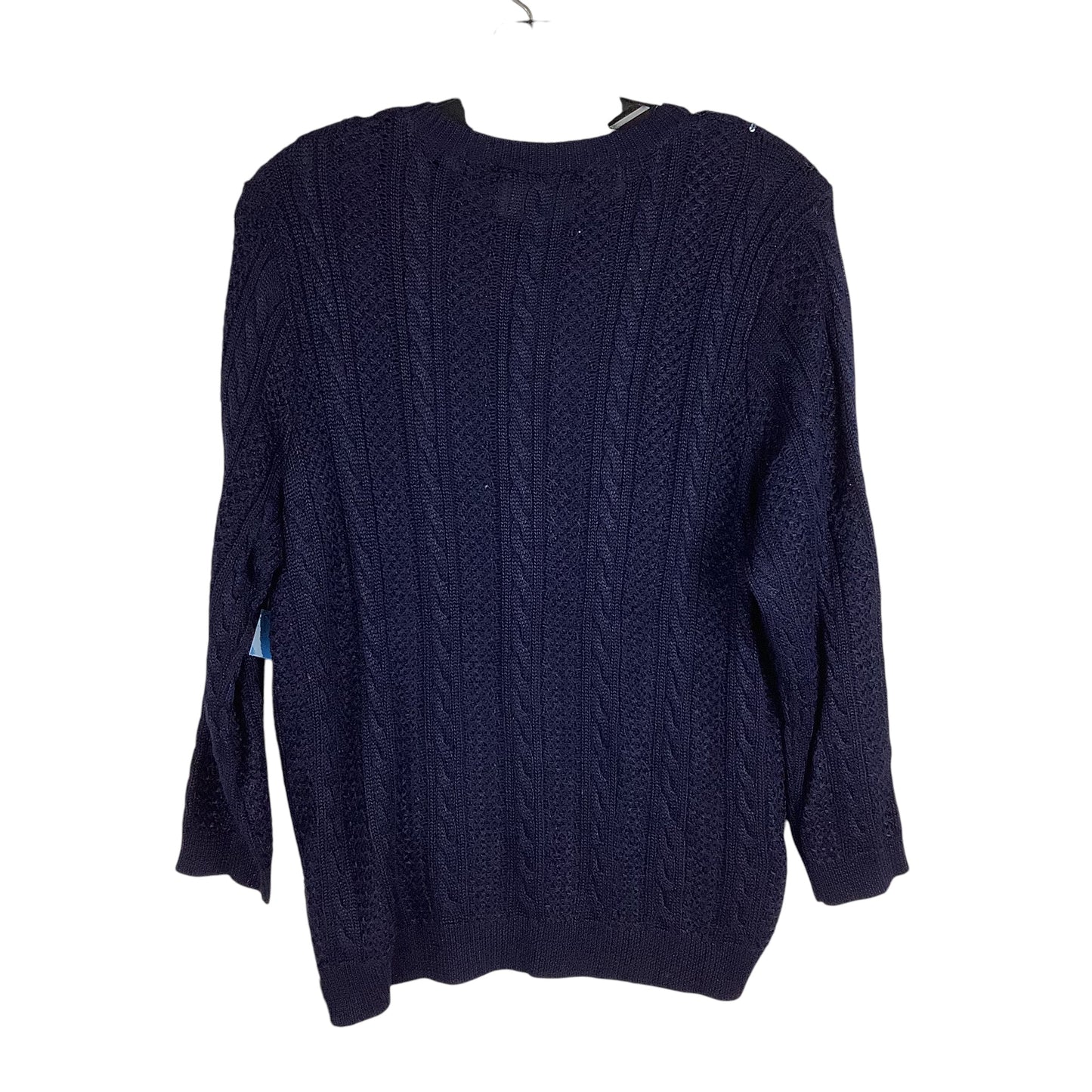 Sweater By Lauren By Ralph Lauren In Navy, Size: Xl