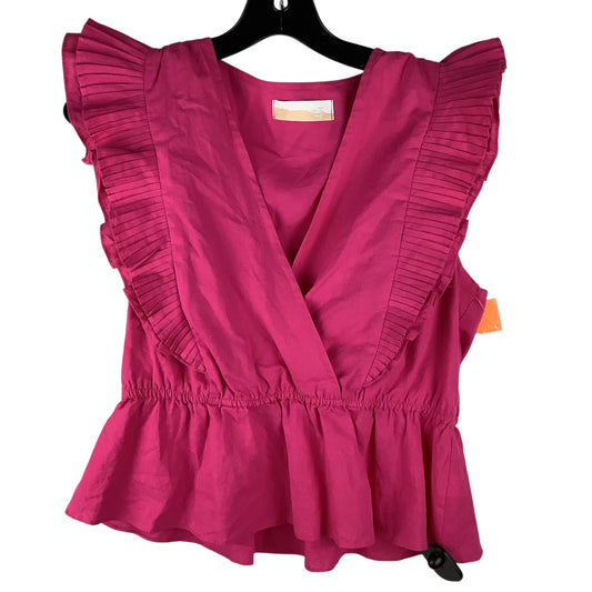 Top Sleeveless By Clothes Mentor In Pink, Size: L