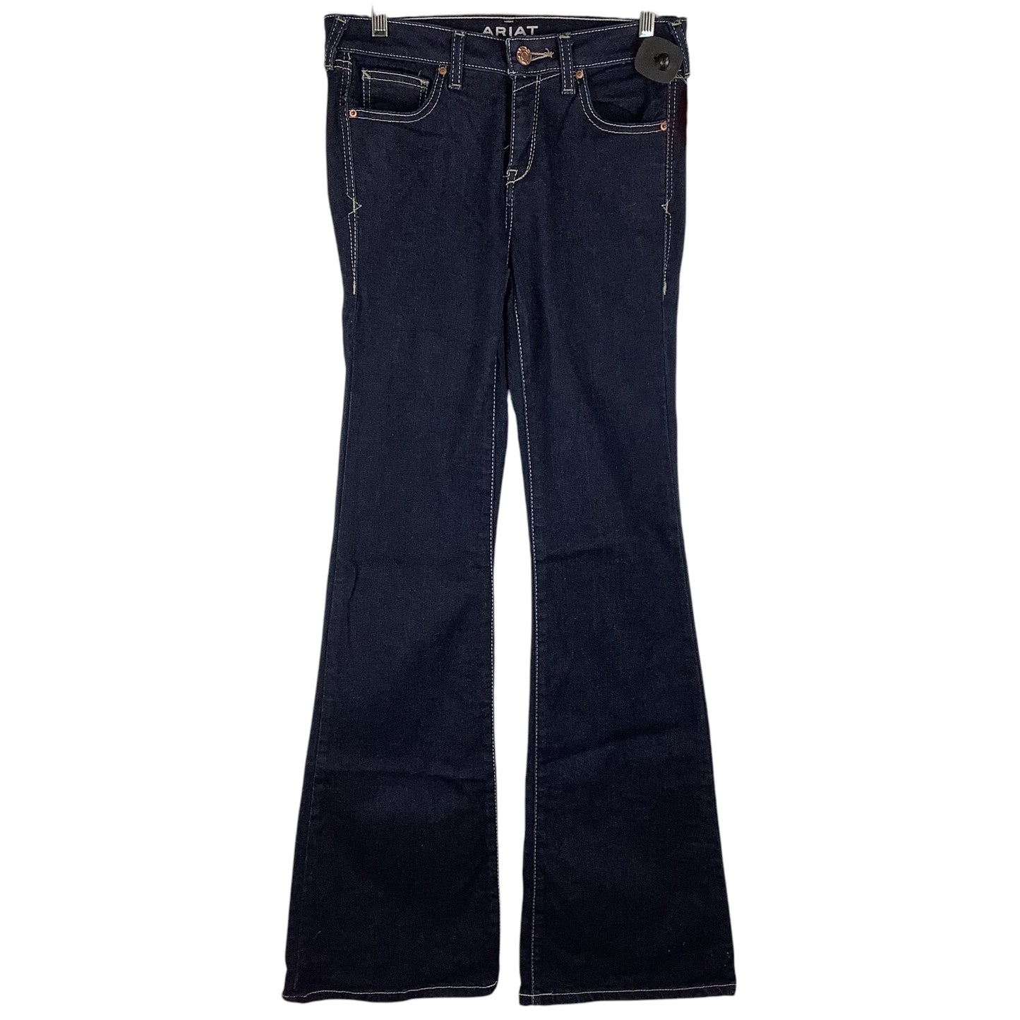 Jeans Boot Cut By Ariat In Blue Denim, Size: 6