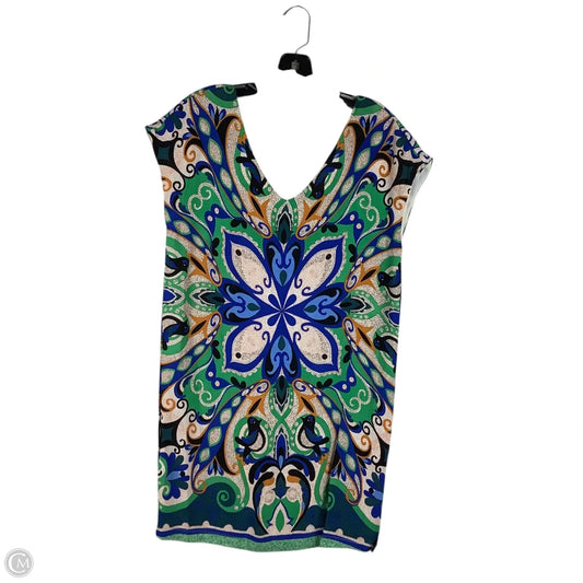 Dress Casual Short By Maeve In Blue & Green, Size: S