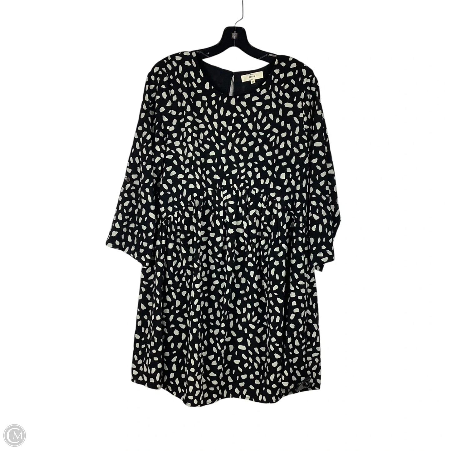 Dress Casual Short By Entro In Black & Cream, Size: M