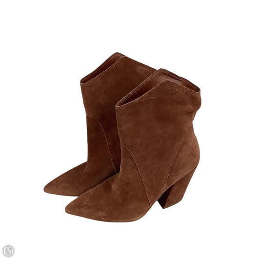 Boots Ankle Heels By Dolce Vita In Brown, Size: 6