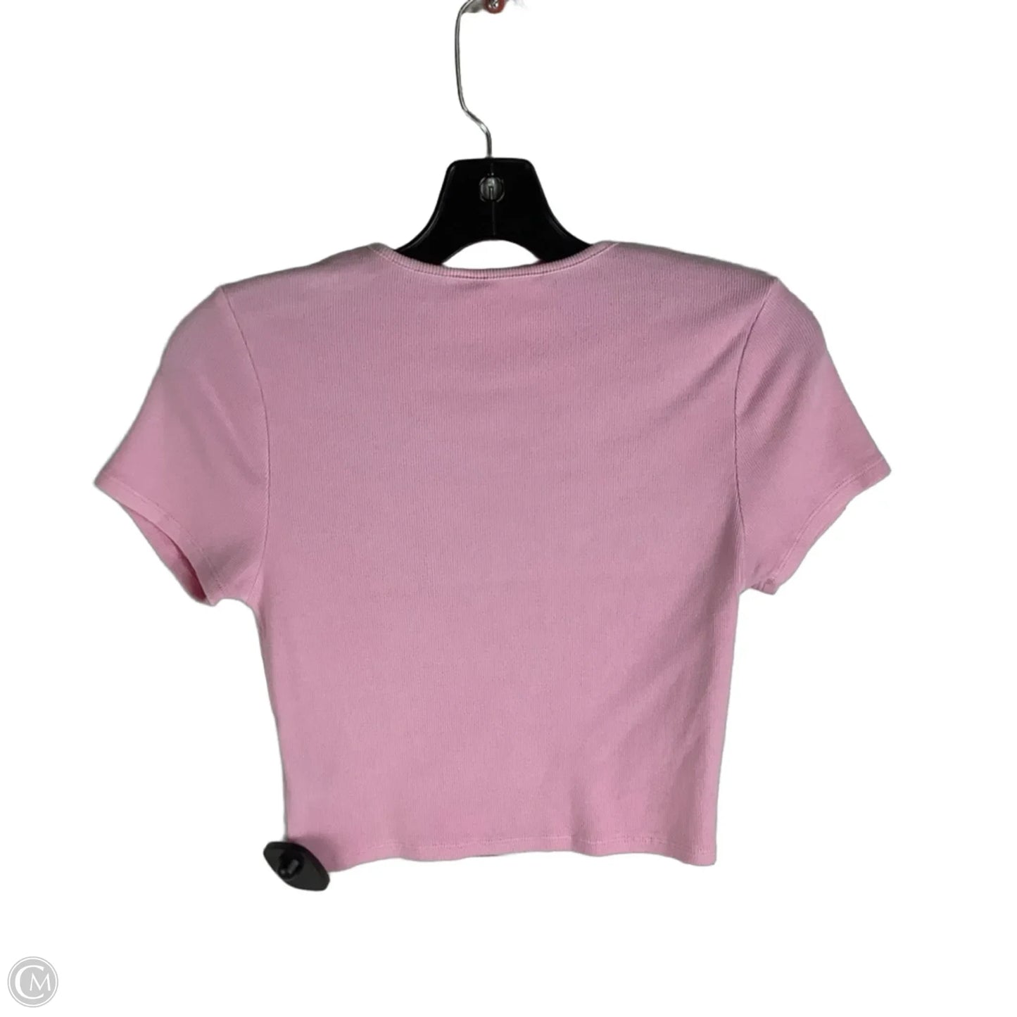 Top Short Sleeve Basic By Forever 21 In Pink, Size: M