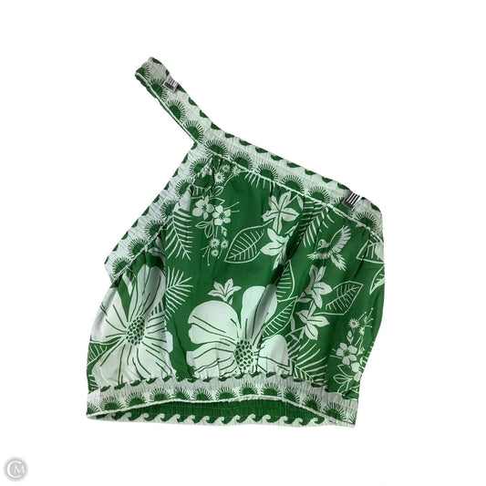 Top Sleeveless By Farm Rio In Green, Size: L