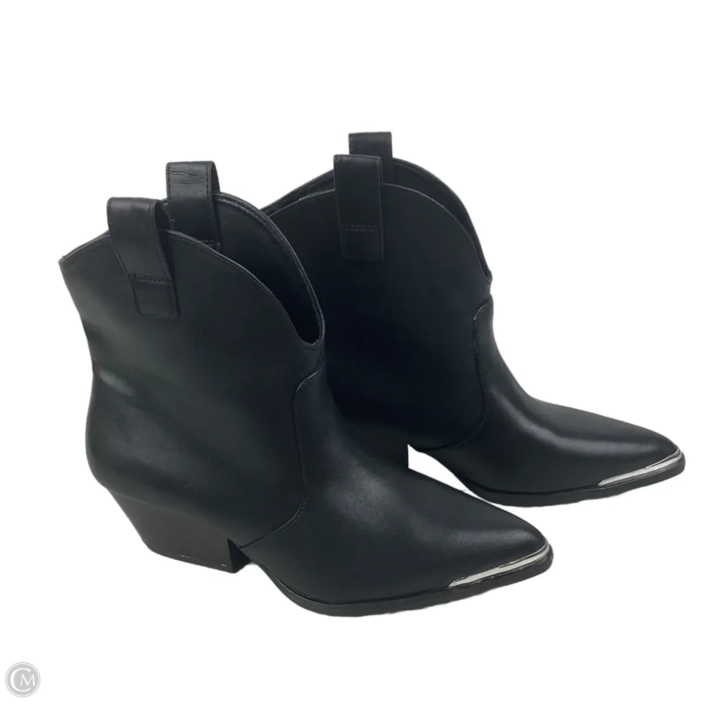 Boots Ankle Heels By Universal Thread In Black, Size: 6