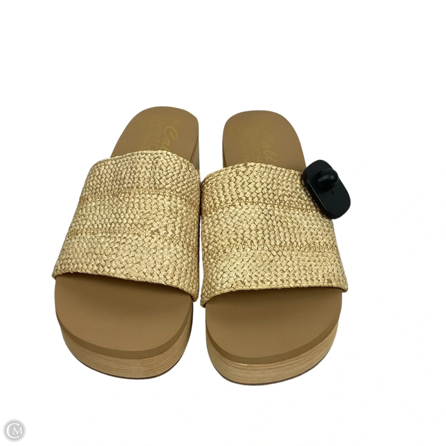 Sandals Heels Platform By Skechers In Tan, Size: 8.5