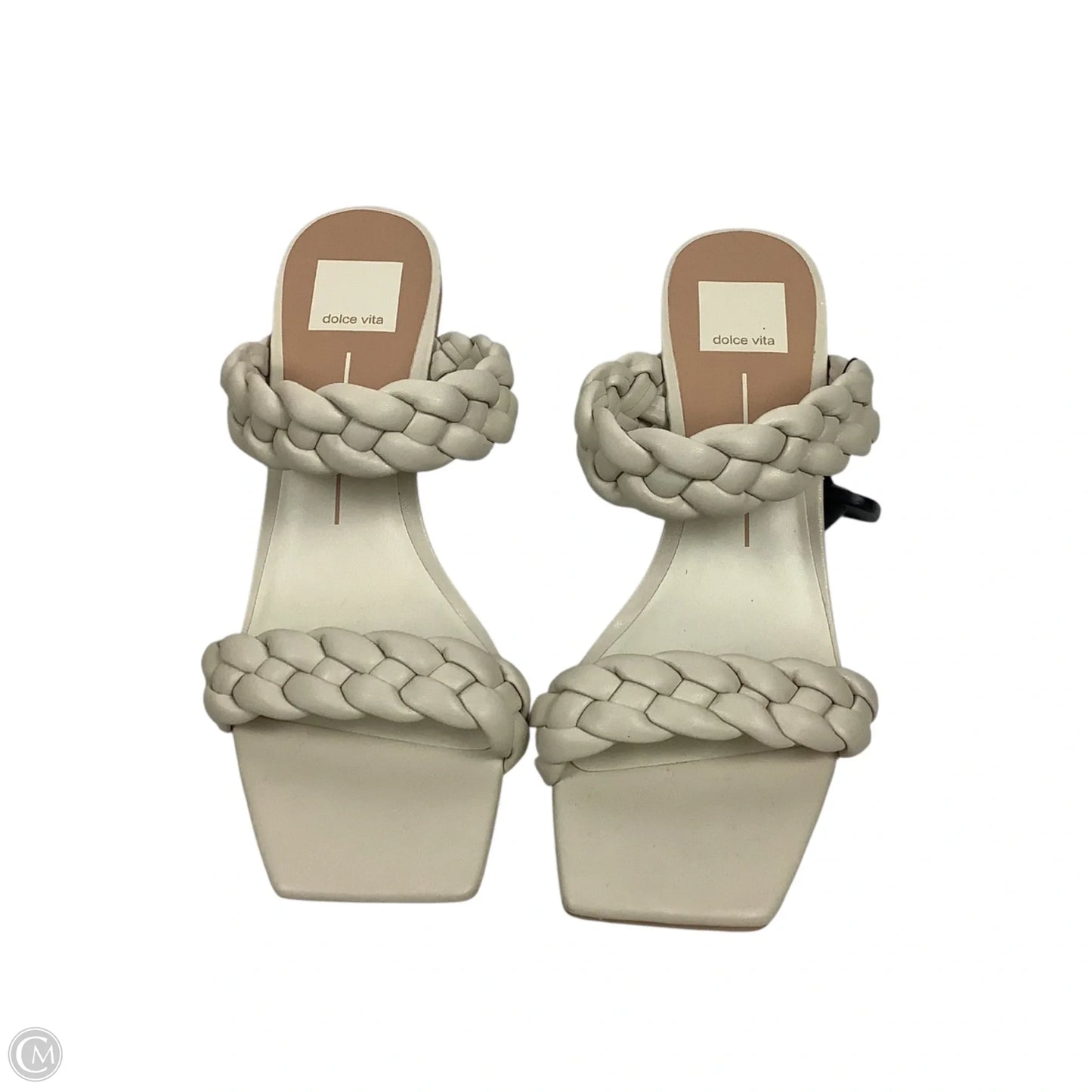 Sandals Heels Block By Dolce Vita In Cream, Size: 9