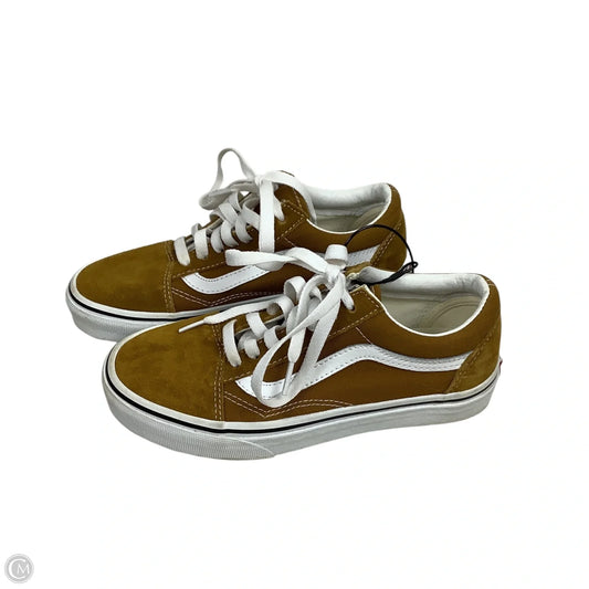 Shoes Sneakers By Vans In Yellow, Size: 6