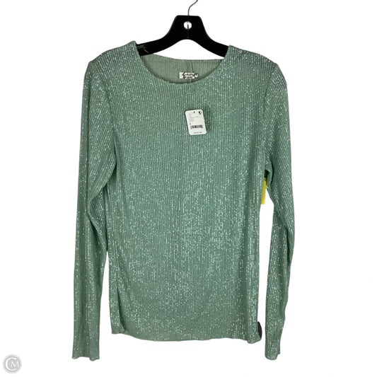 Top Long Sleeve By Free People In Green, Size: M