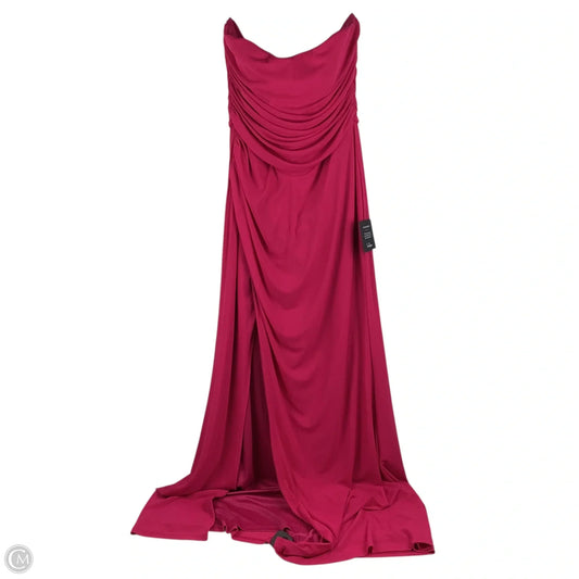 Dress Party Long By Lulus In Pink, Size: Xl