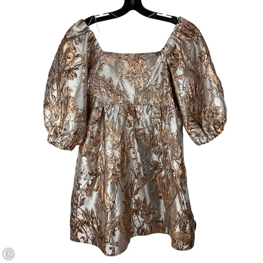 Dress Party Short By Umgee In Rose Gold, Size: L