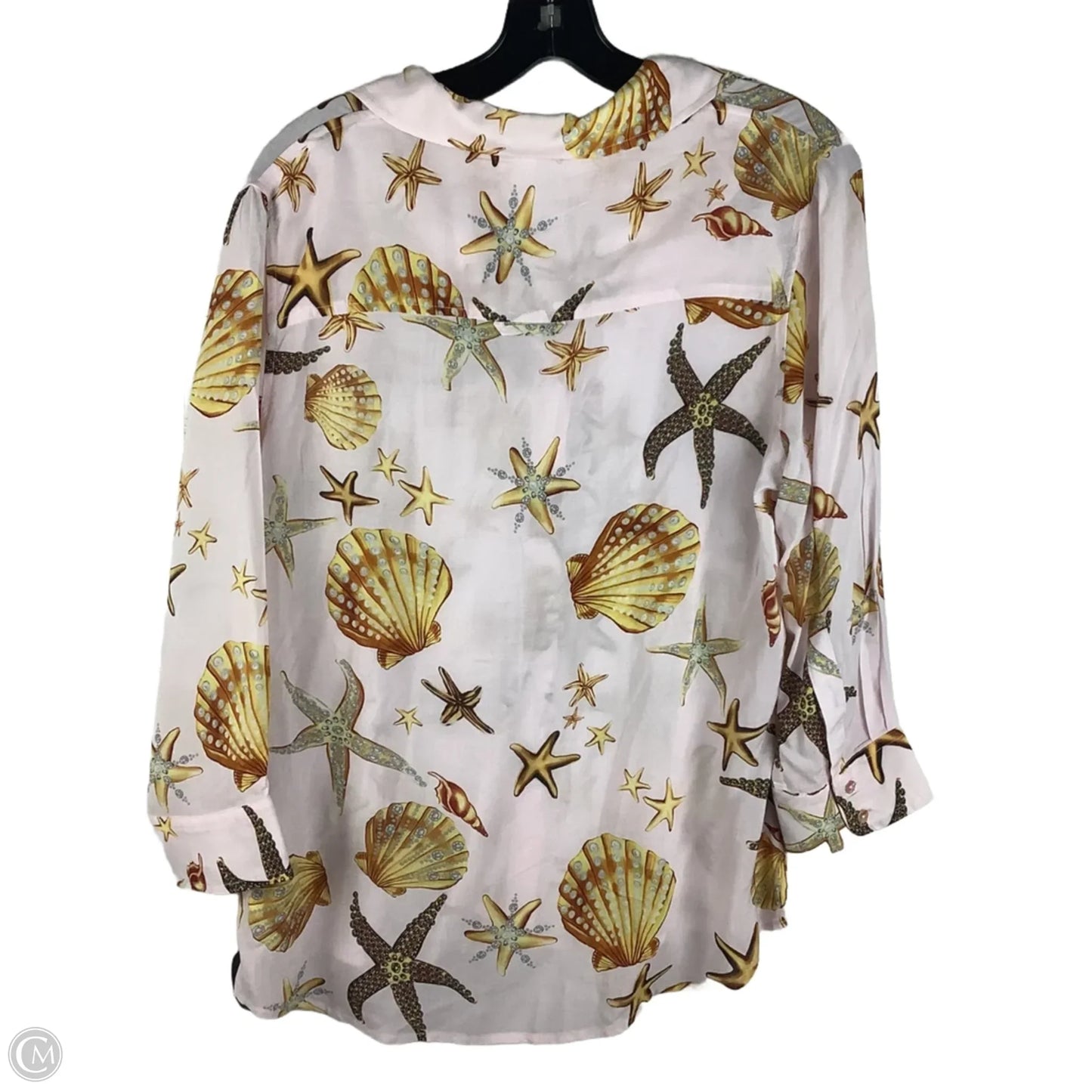 Top Long Sleeve By Elie Tahari In Pink, Size: M