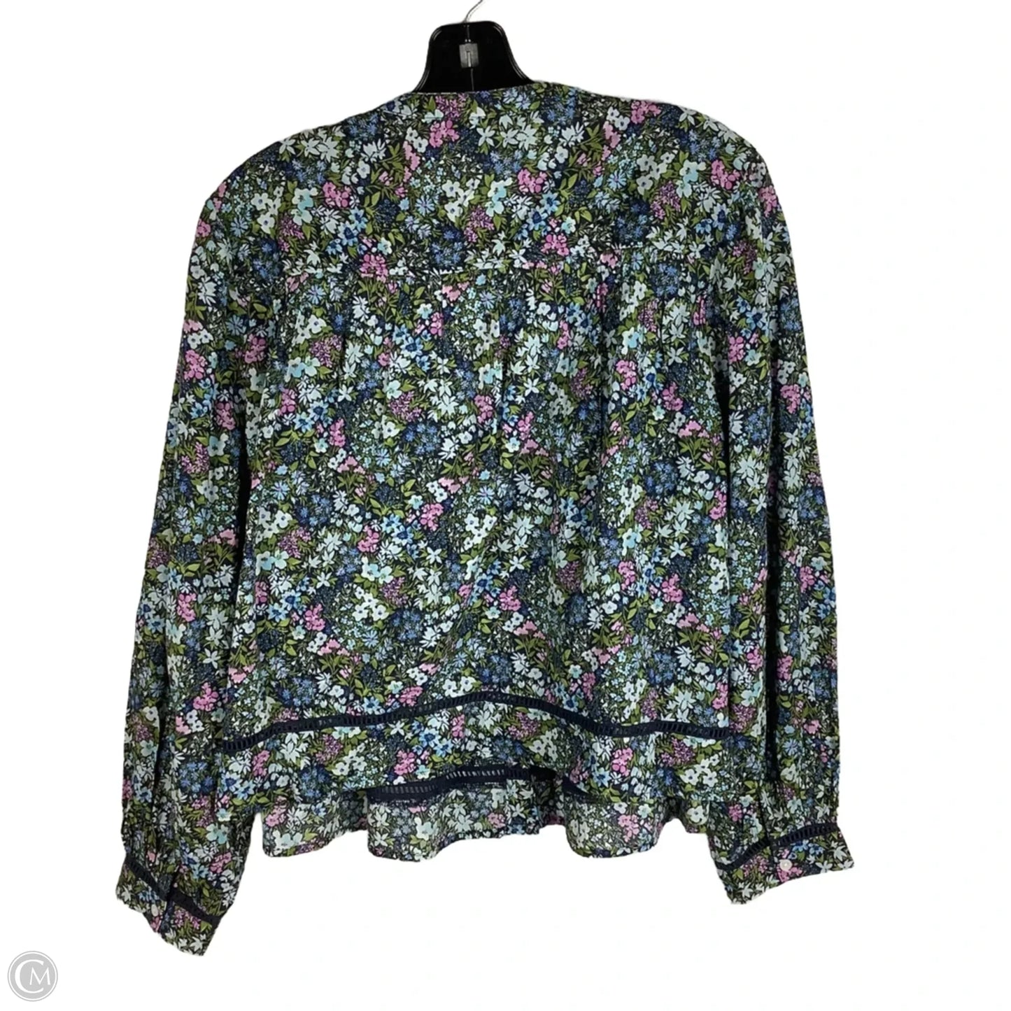 Top Long Sleeve By Old Navy In Floral Print, Size: L