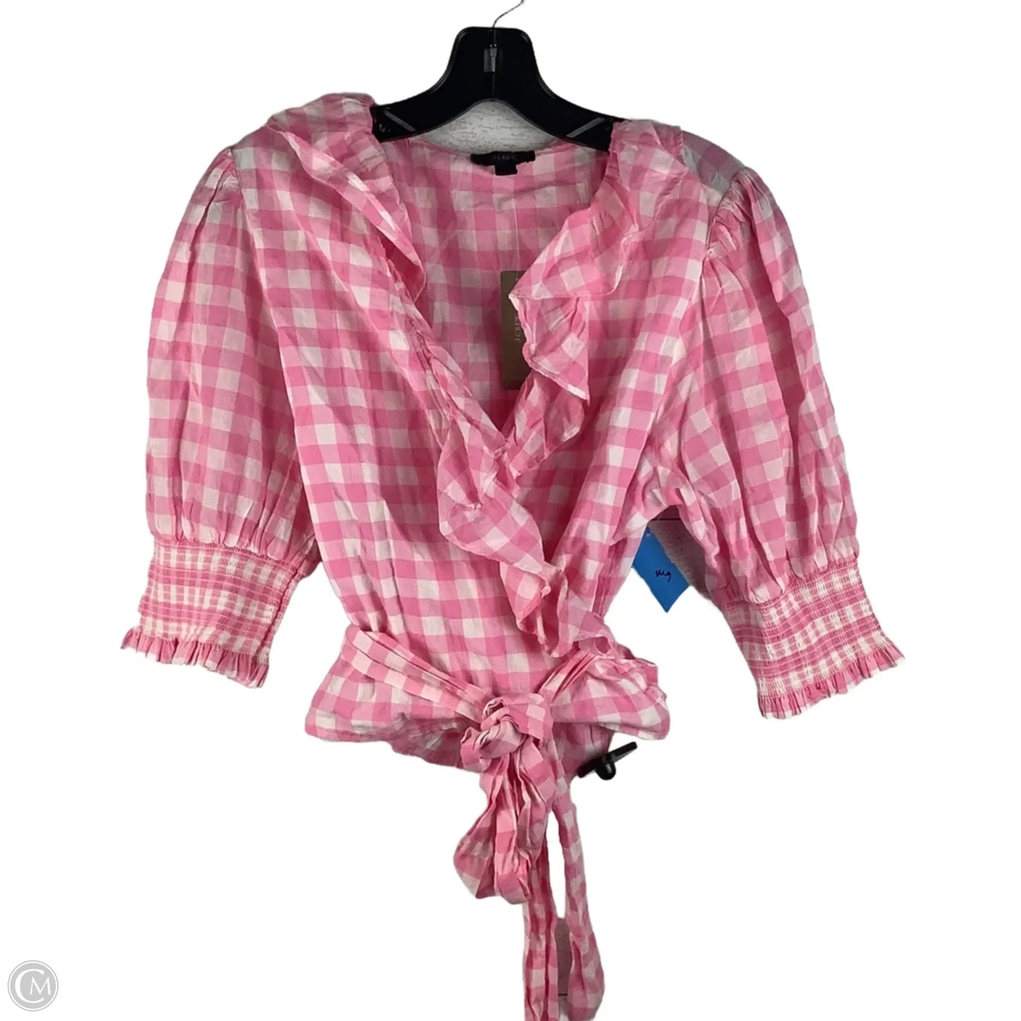 Top Short Sleeve By J. Crew In Pink, Size: L