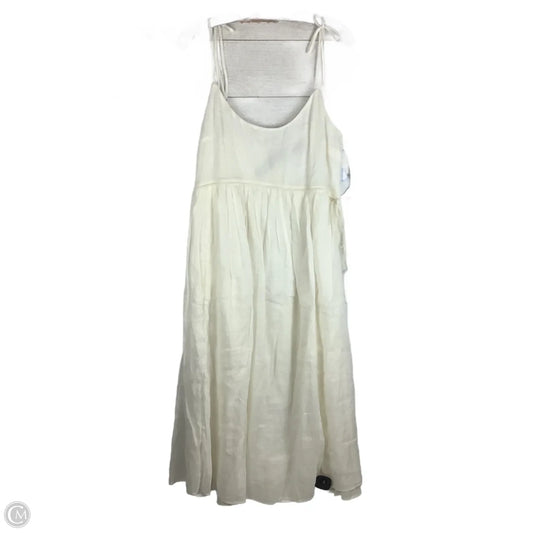 Dress Casual Midi By J. Crew In Cream, Size: 8