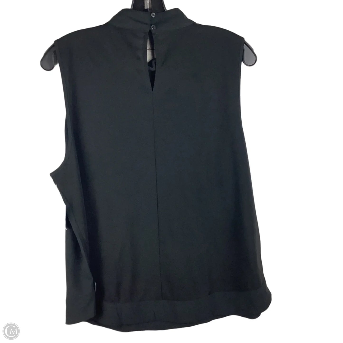 Top Sleeveless By Ann Taylor In Black, Size: L