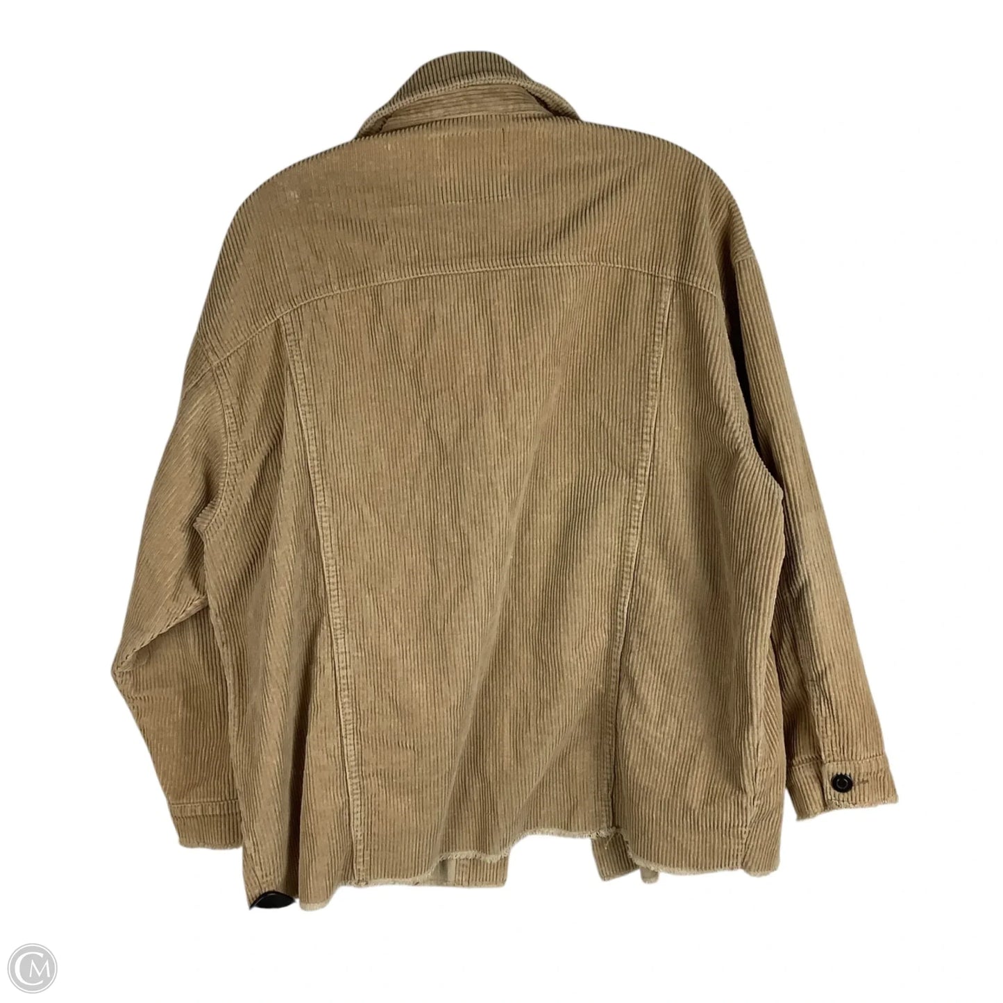 Jacket Shirt By Zara In Brown, Size: S