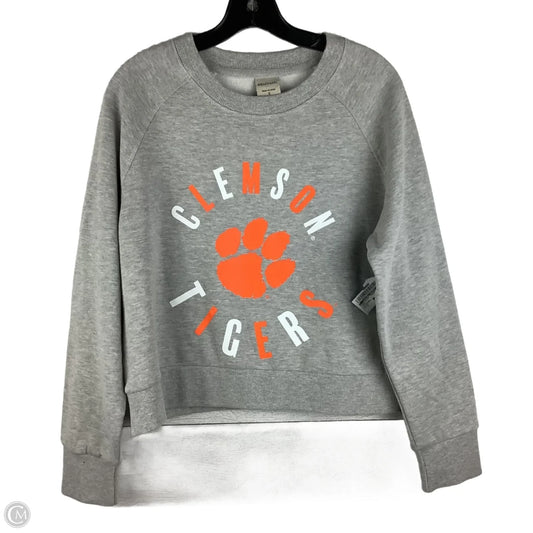 Sweatshirt Crewneck By Clothes Mentor In Grey, Size: S