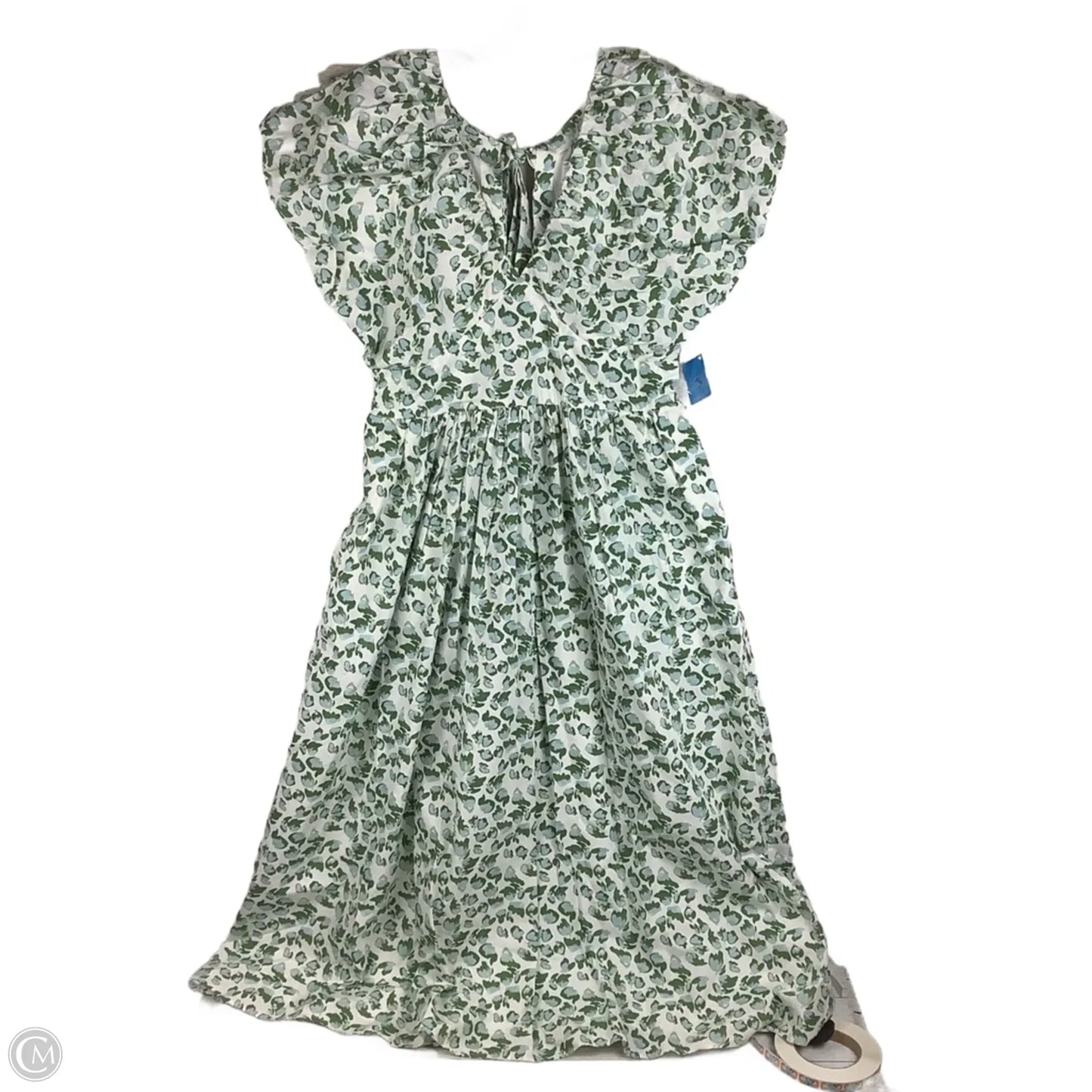 Dress Party Long By Crown And Ivy In Green & White, Size: 12
