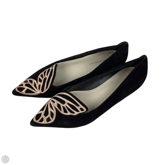 Shoes Flats By Clothes Mentor In Black, Size: 39.5