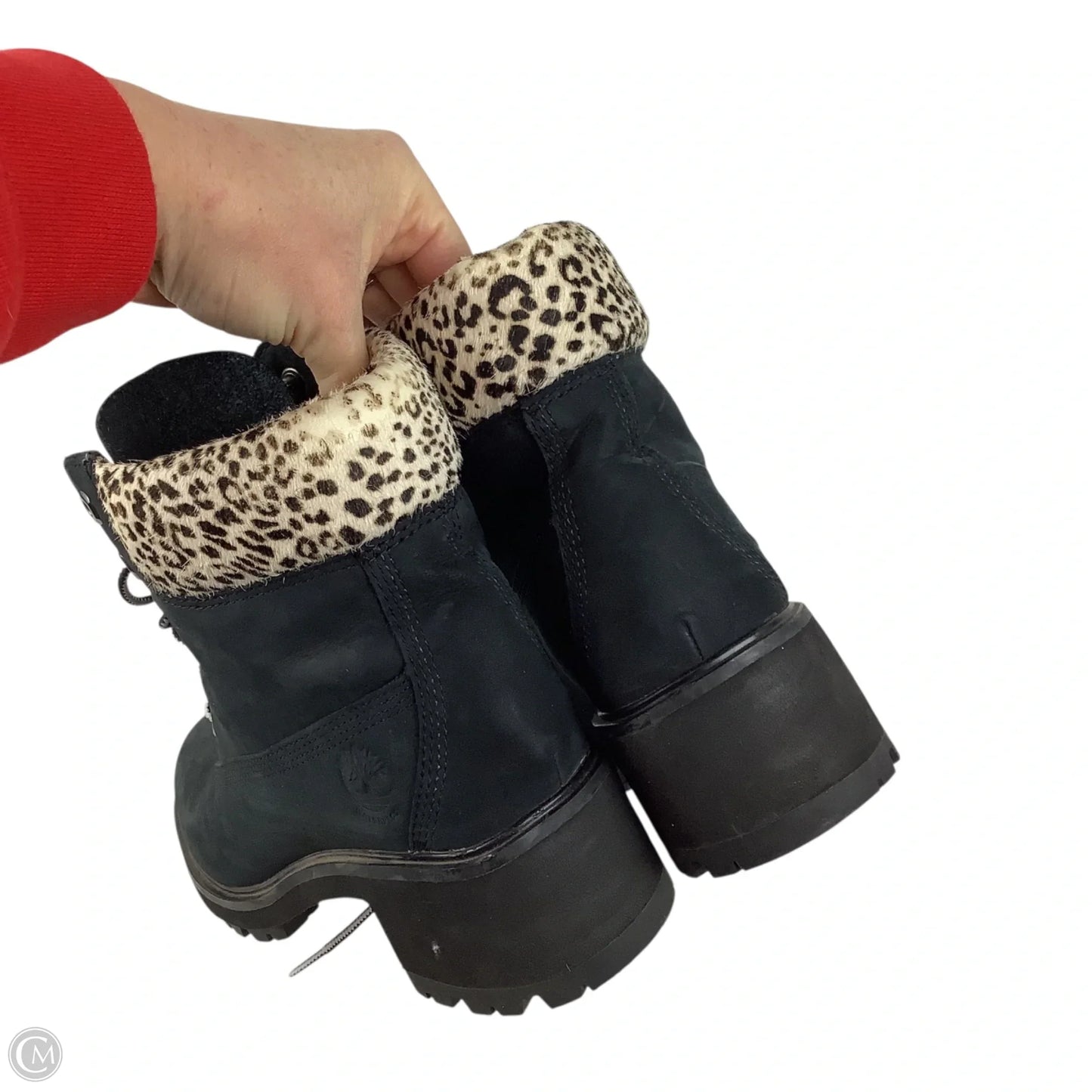 Boots Ankle Heels By Timberland In Black, Size: 8