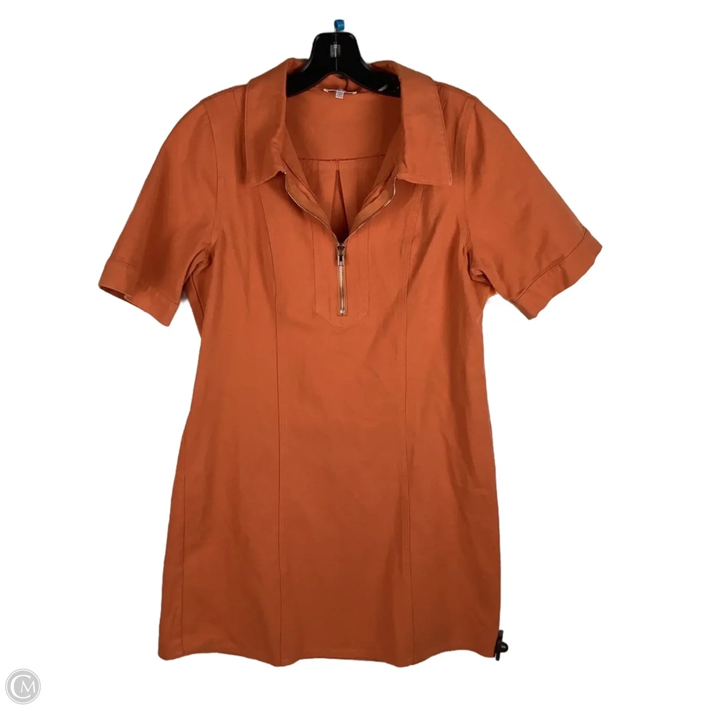 Dress Casual Short By Tcec In Orange, Size: L