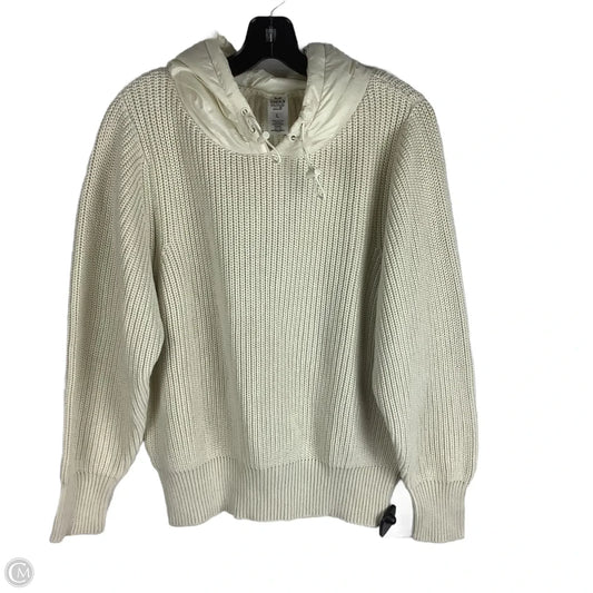 Sweatshirt Hoodie By Mono B In Cream, Size: L