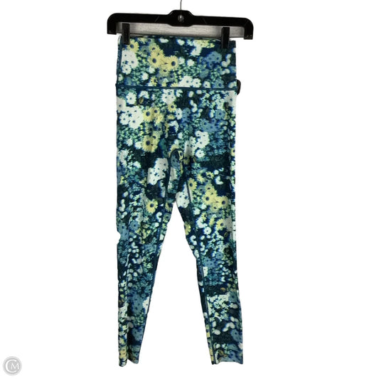 Athletic Leggings By Aerie In Floral Print, Size: M