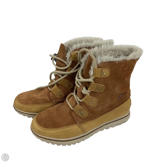 Boots Ankle Flats By Sorel In Brown, Size: 8