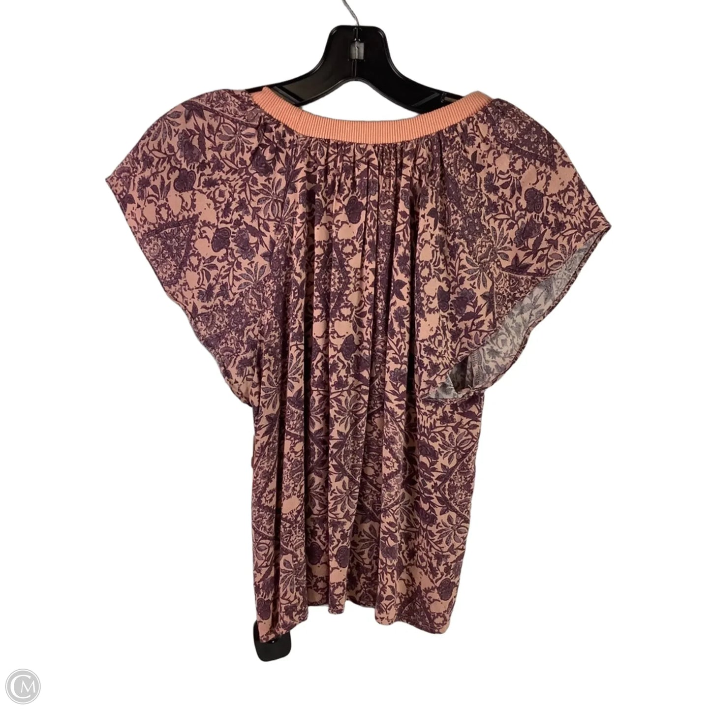 Top Short Sleeve By Olivaceous In Purple, Size: S