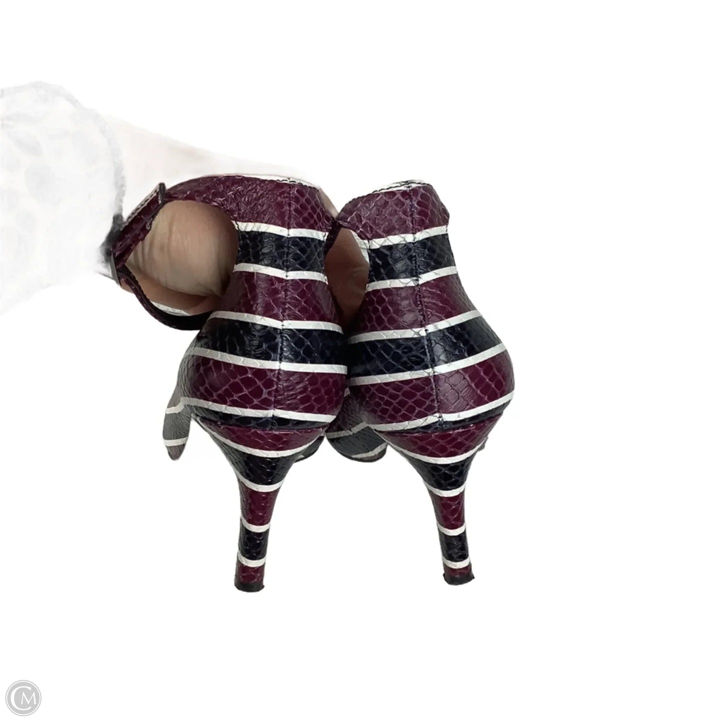 Shoes Heels Stiletto By Cmc In Striped Pattern, Size: 37