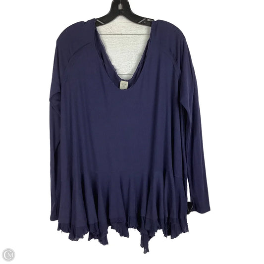 Top Long Sleeve Basic By We The Free In Navy, Size: L