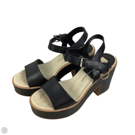 Sandals Heels Block By Dolce Vita In Black, Size: 11