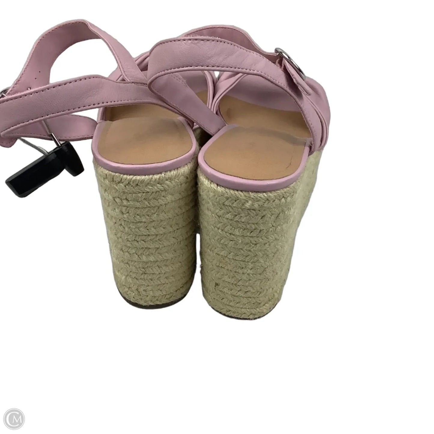 Sandals Heels Wedge By Crown Vintage In Pink, Size: 11