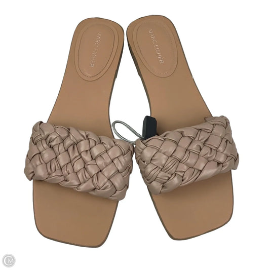 Sandals Flats By Marc Fisher In Tan, Size: 11