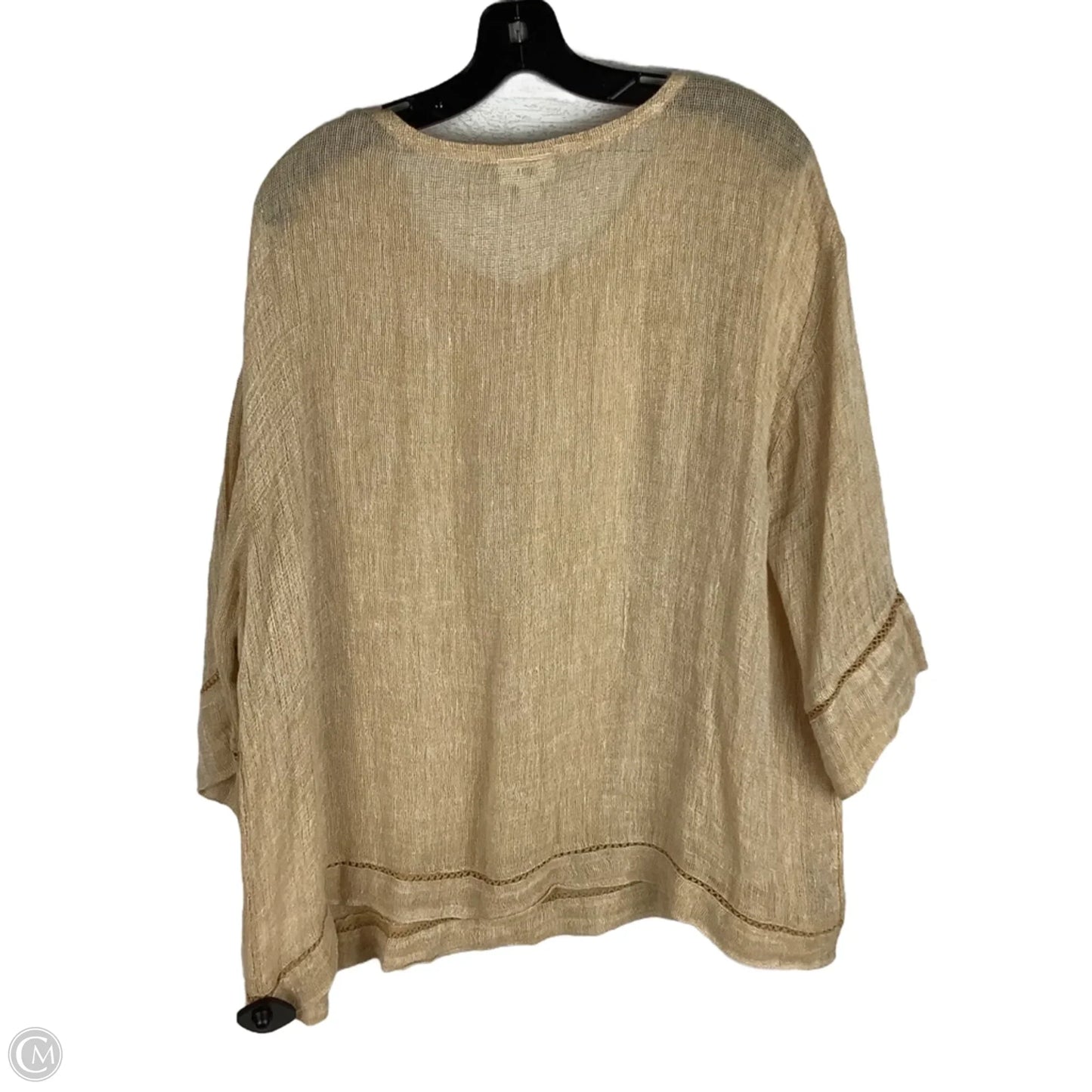 Top Long Sleeve By Pure Jill In Yellow, Size: Xl